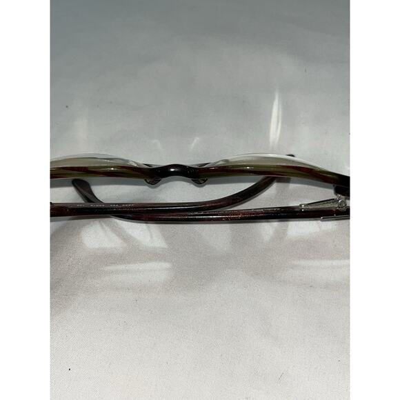 Salvatore Ferragamo Eyeglasses Frames 2632 565 Red Green Brown Sparkle 53-16-135 - Picture 8 of 8